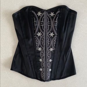 Italian Vintage Black Corset